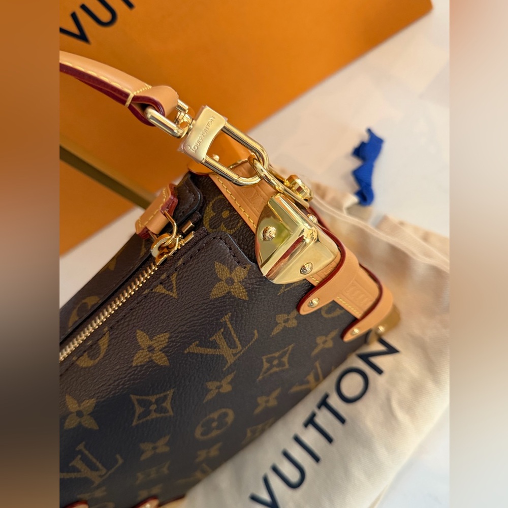 Louis Vuitton Monogram Side Mini Trunk PM ~ Gently Used w/ Box, Dust Bag 2 COA’s - Picture 15 of 16
